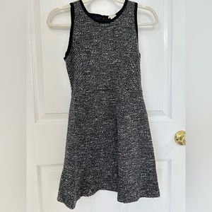 J. Crew Knit A-line Fit Flare Gray Dress